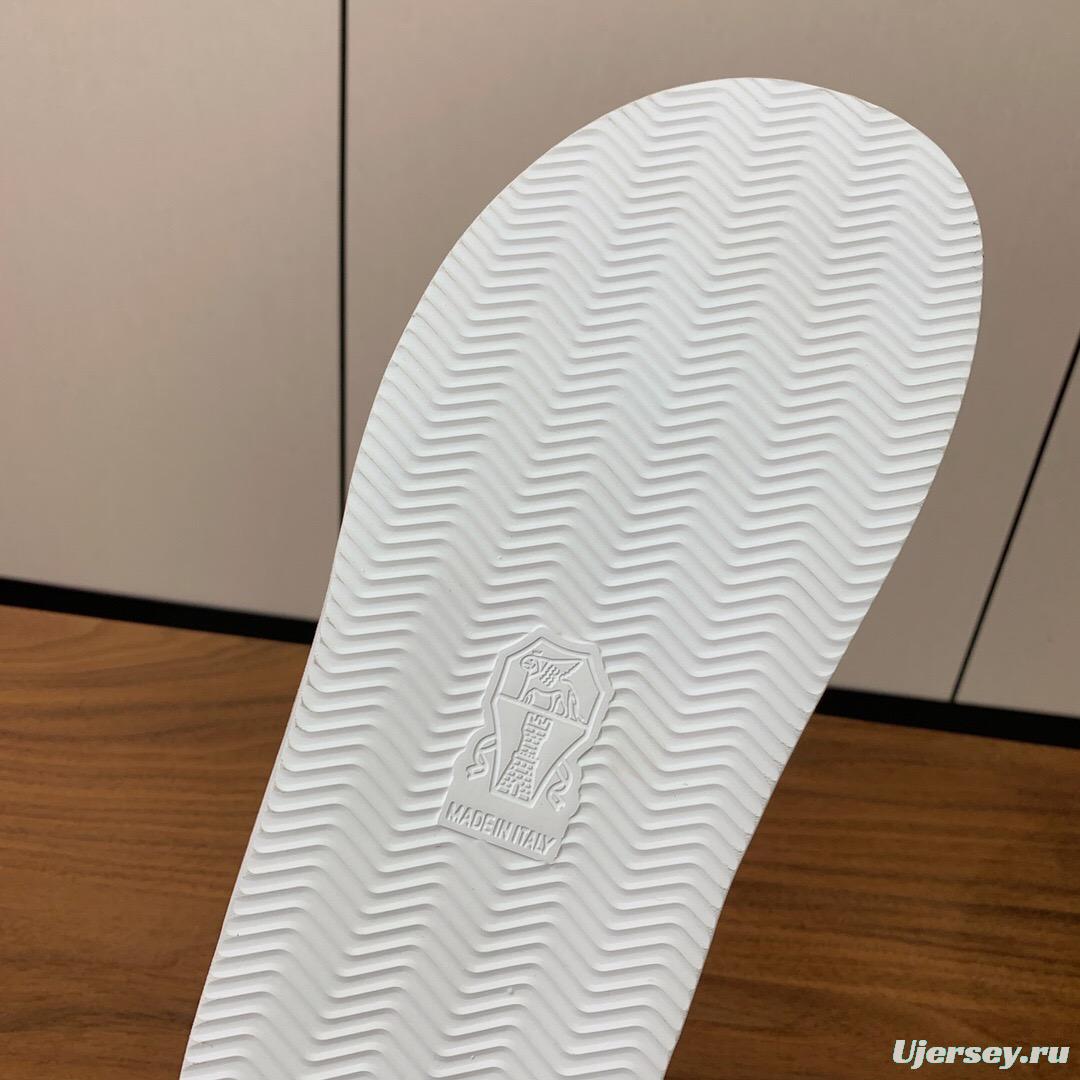 2025 Unisex Brunello Cucinelli Green Suede Leather Slippers KFY00250