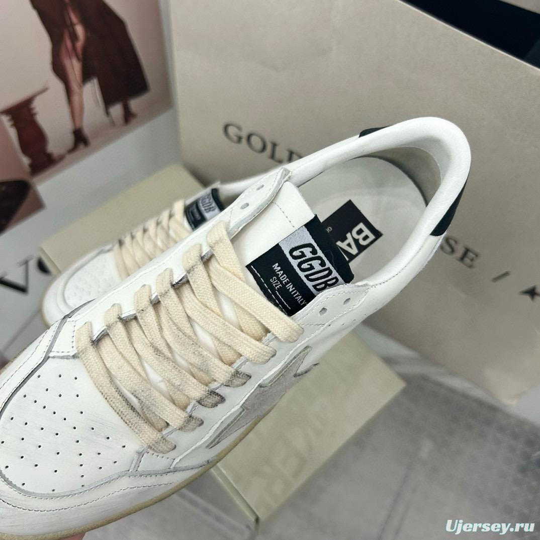 2024 Unisex GGDB White Black Leather Suede Sneakers