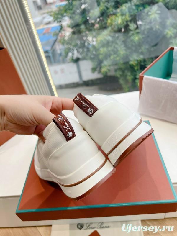 2024 Unisex Le Parmentier White Knit Top Version Thick Sole Casual Shoes MJ00340(F)