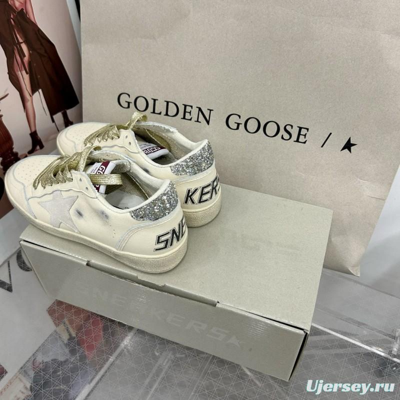 2024 Unisex GGDB White Grey Leather Suede Sneakers MJ00260