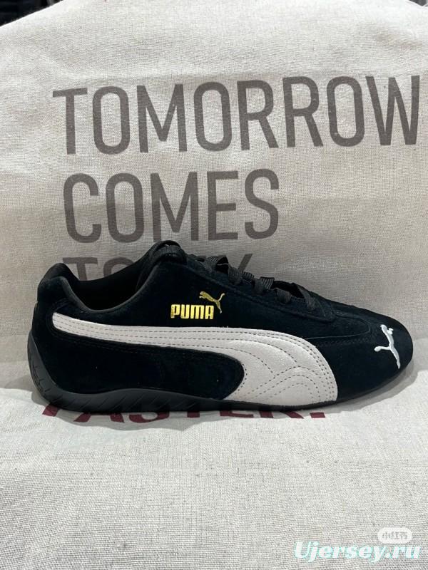 2025 Men Puma Black White Suede Sneakers KFY00260