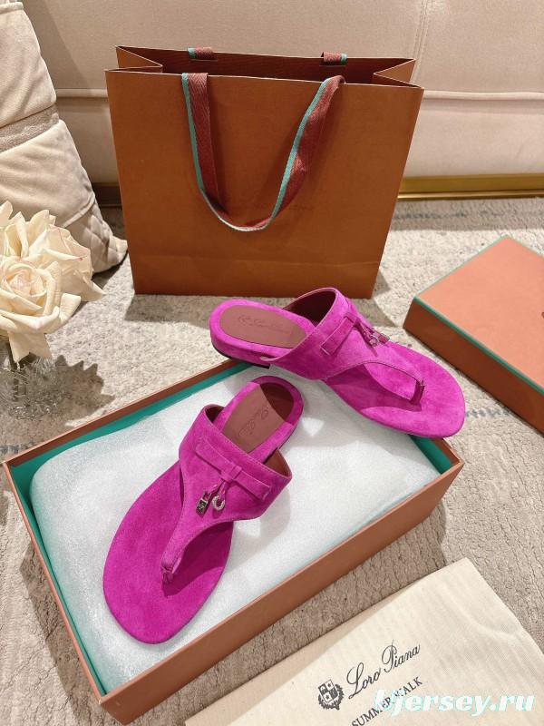 2025 Slippers Le Parmentier Pink Suede Slippers