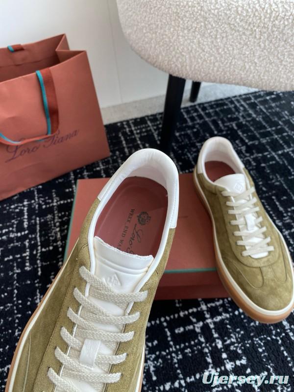 2024 Unisex LP Beige Suede Leather Sneakers MJ00320