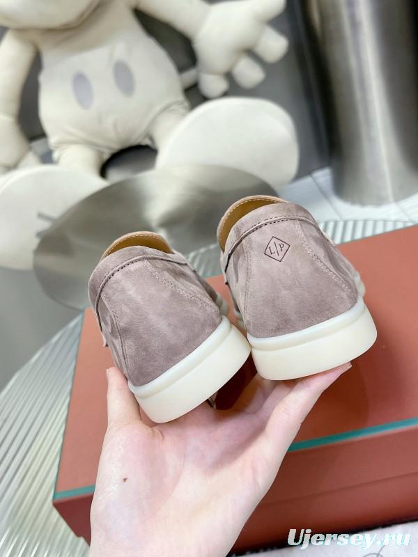 2024 Unisex Le Parmentier Beige Suede Loafers MJ00270