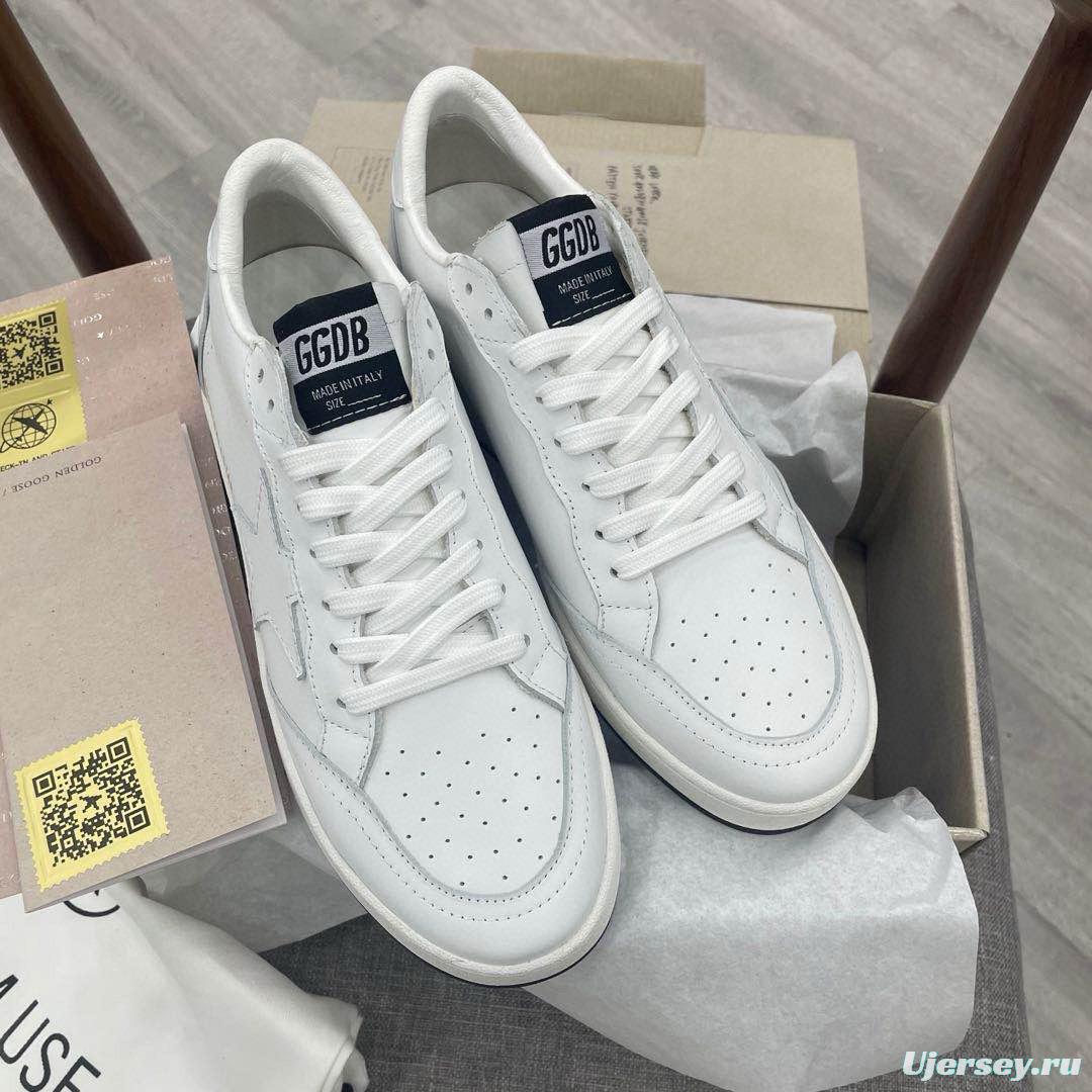 2024 Unisex GGDB White Leather Sneakers MJ00260