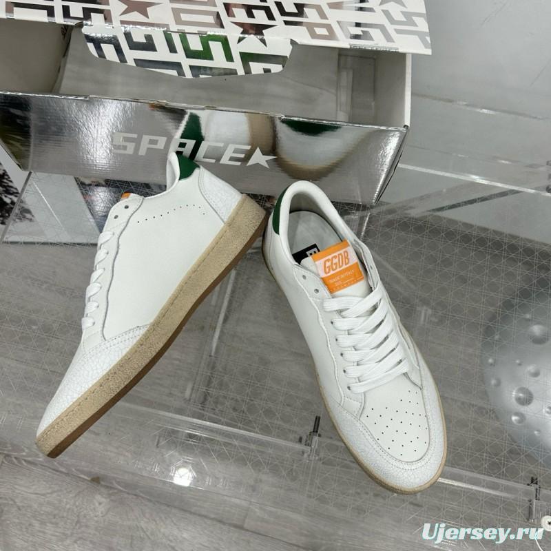 2024 Unisex GGDB White Grey Green Leather Sneakers MJ00260