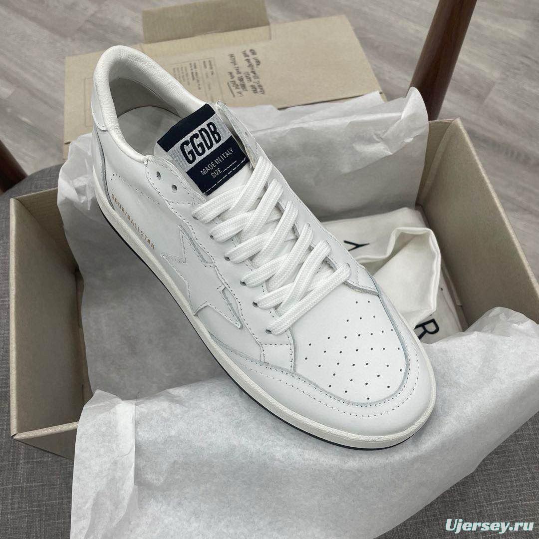 2024 Unisex GGDB White Leather Sneakers MJ00260