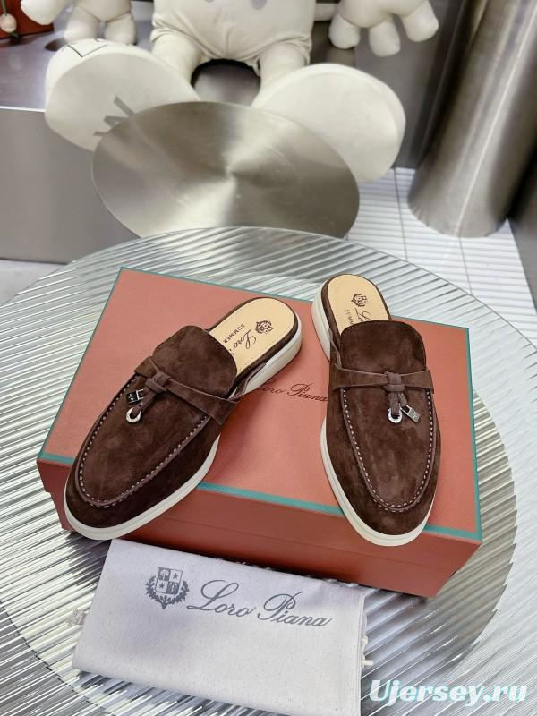 2024 Slippers LP Brown Suede Loafers