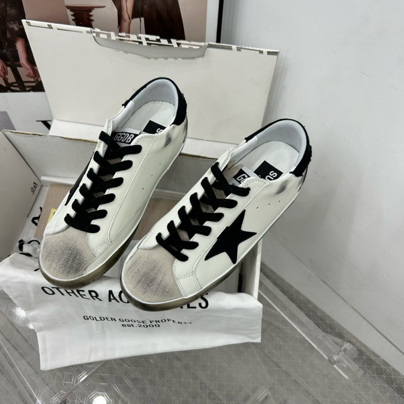 2025 Men GGDB White Black Leather Suede Sneakers SUPER STAR