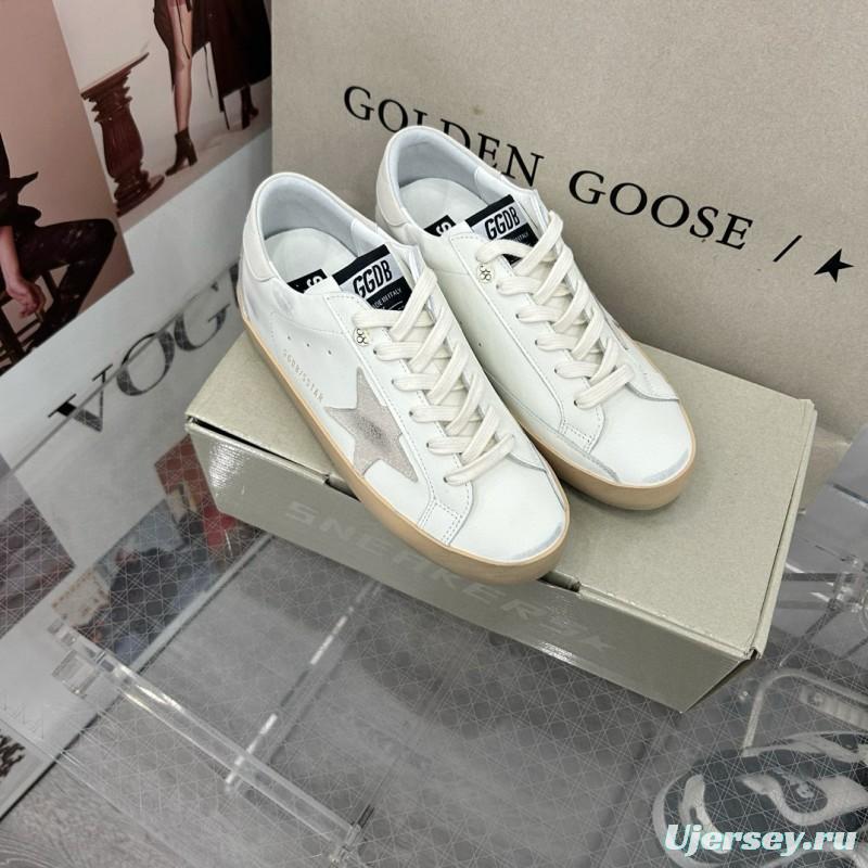 2025 Women GGDB White Grey Leather Sneakers MJ00260