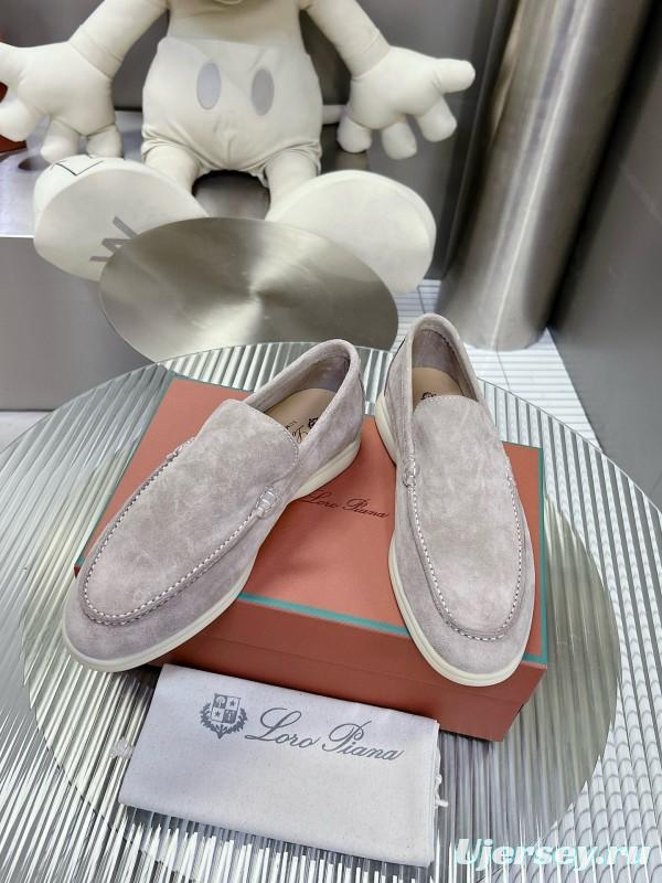 2024 Unisex Le Parmentier Beige Suede Loafers MJ00270