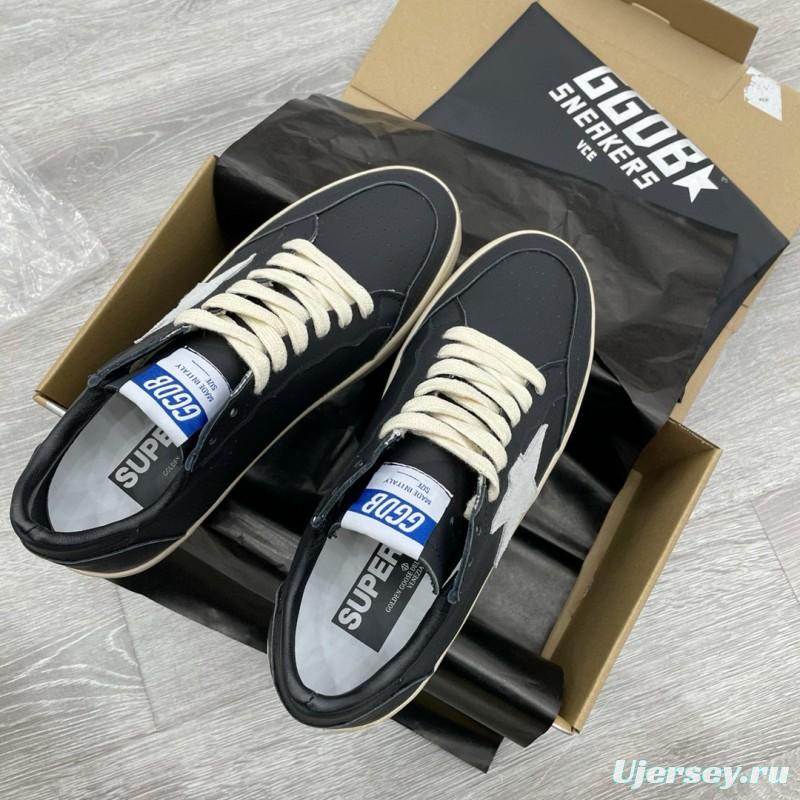 2024 Unisex GGDB Black White Leather Sneakers MJ00260