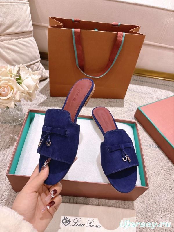 2025 Slippers LP Blue Suede Slide LY00000