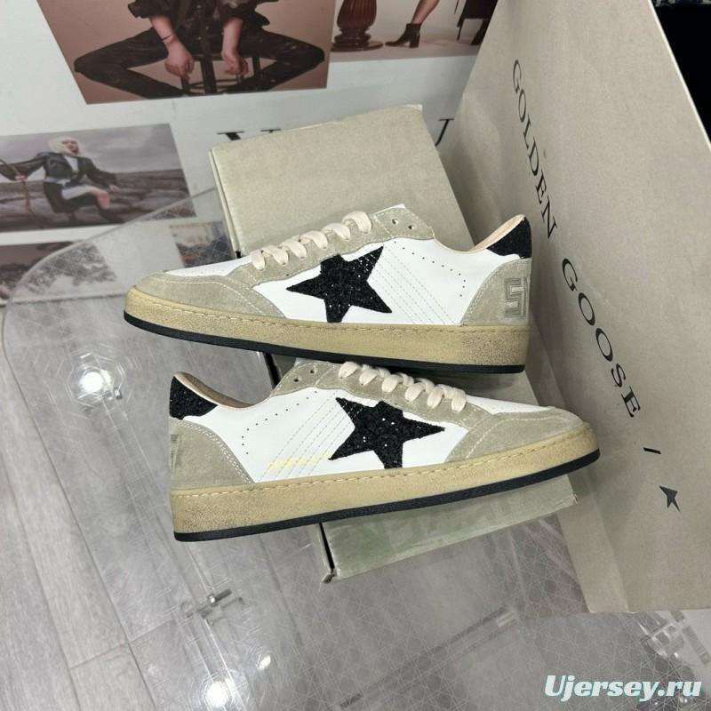 2024 Unisex GGDB White Black Suede Leather Sneakers MJ00260