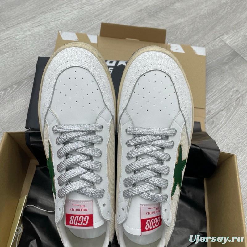 2024 Unisex GGDB White Green Suede Leather Sneaker MJ00260