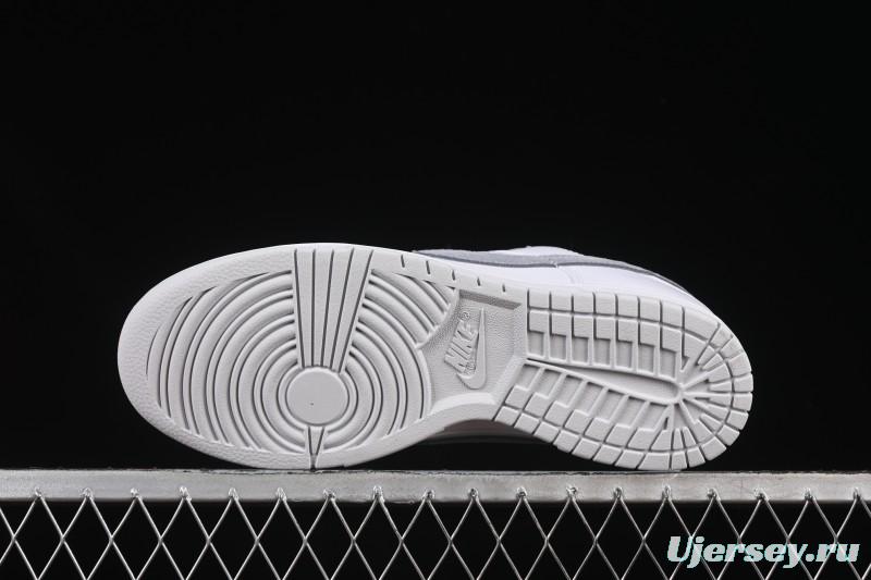 Nike SB Dunk Low White Grey Low-Top Casual Skate Shoes - IH0632-141