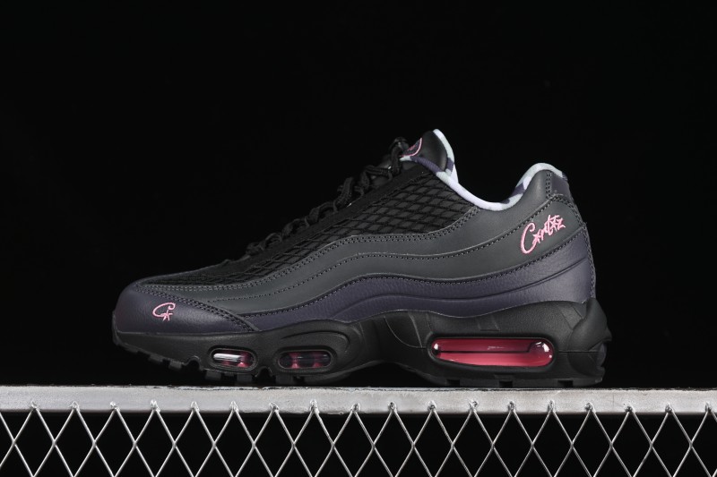 Nike Air Max 95 Retro Cushioned Running Shoes with Air-Sole Unit - FB2709-001