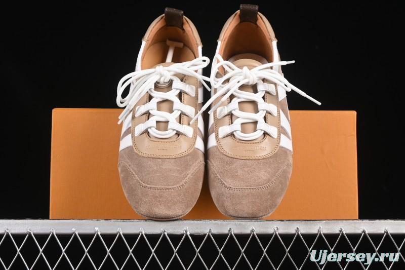 Louis Vuitton Sneakerina Round Toe Lace-Up Ballet Style Flat Training Shoes - N.F6