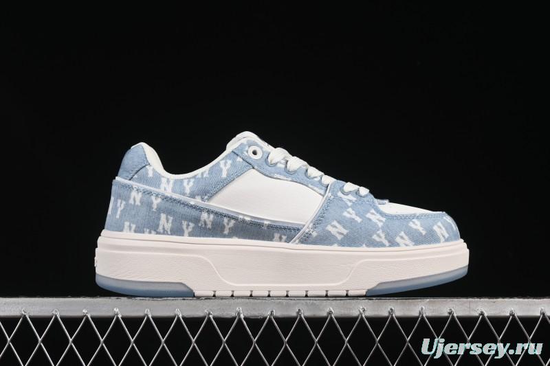 Adidas NY MLB Chunky Liner Embo Monogram New York Yankees Height-Increasing Thick Sole Casual Running Shoes - 3ASXV015N50BLS