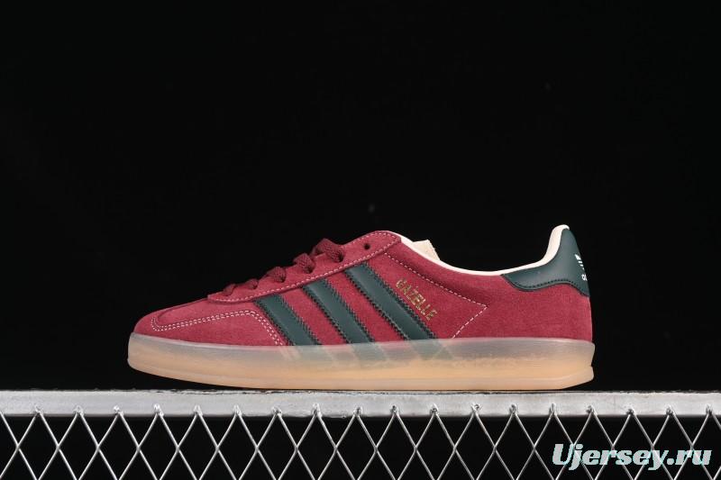 Adidas Originals Gazelle Indoor Retro Casual Slip-Resistant Wear-Resistant Low-Top Skate Shoes - JH5403