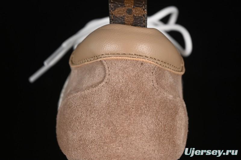 Louis Vuitton Sneakerina Round Toe Lace-Up Ballet Style Flat Training Shoes - N.F6