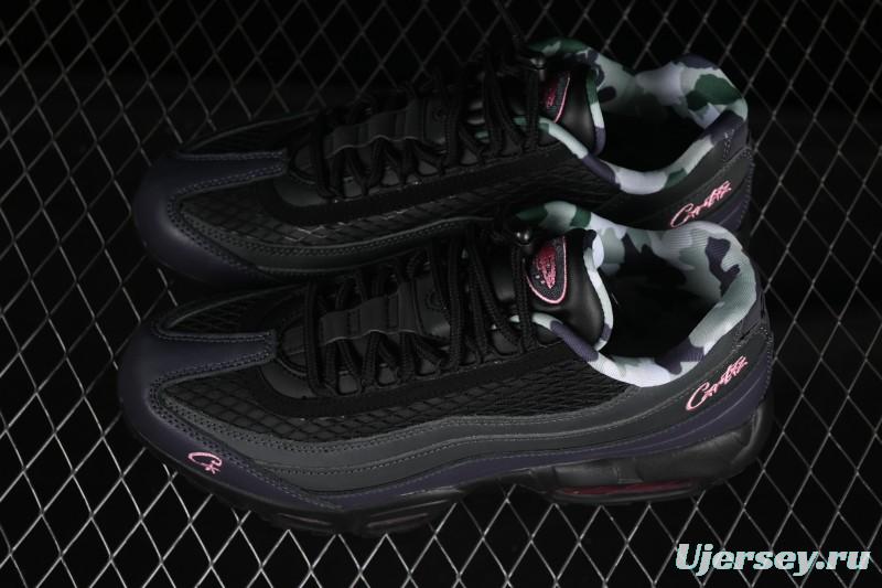 Nike Air Max 95 Retro Cushioned Running Shoes with Air-Sole Unit - FB2709-001