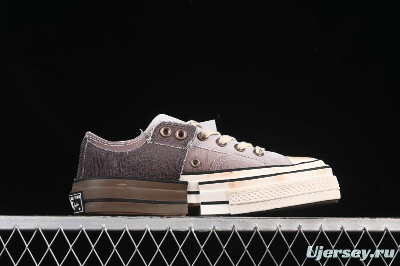 Converse Chuck 70 Low Feng Chen Wang Collaboration Deconstructed Canvas Sneakers - A15741C
