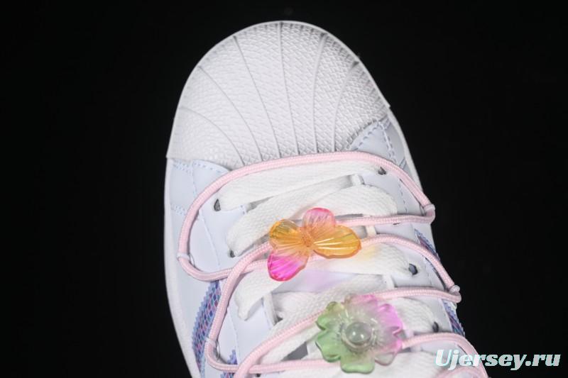 Adidas Superstar II Casual Sneakers with Shell Toe Design - JR1332