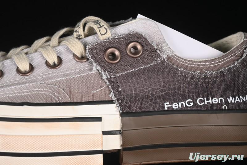 Converse Chuck 70 Low Feng Chen Wang Collaboration Deconstructed Canvas Sneakers - A15741C