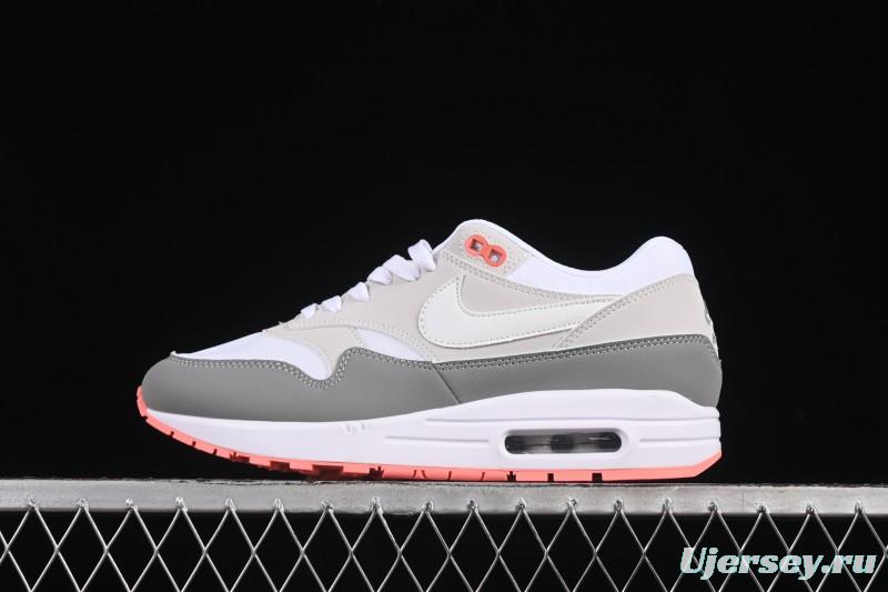 Nike Air Max 1 Retro Running Shoes with Half-Sole Air Cushion - 599820-100