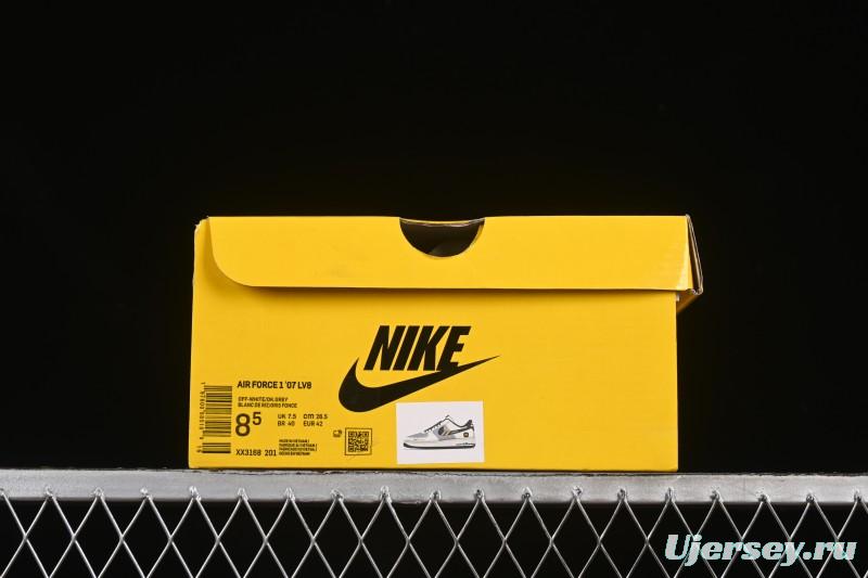 Nike Air Force 1'07 Low Casual Sneakers with Full-Length Air Cushion - XX3168-201
