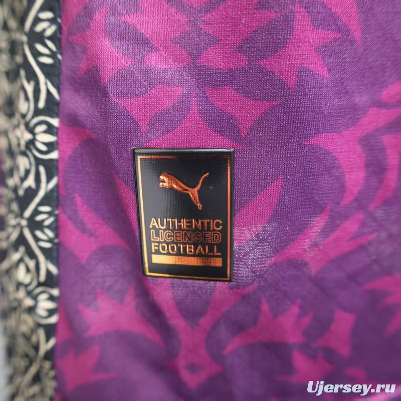 Player Version 25/26 AC Milan Redesigned Away Purple with Geometric Pattern Jersey