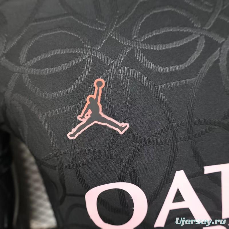 Player Version 25/26 Paris Saint-Germain PSG Black Pre-Match Jersey