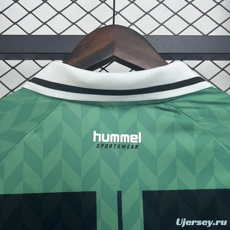 25/26 Real Betis Green with Black Vertical Stripes Jersey