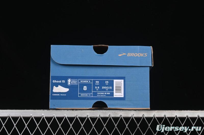 Brooks Ghost 15 Low-Cut Breathable Cushioned Support Casual Running Shoes - 1203801B189