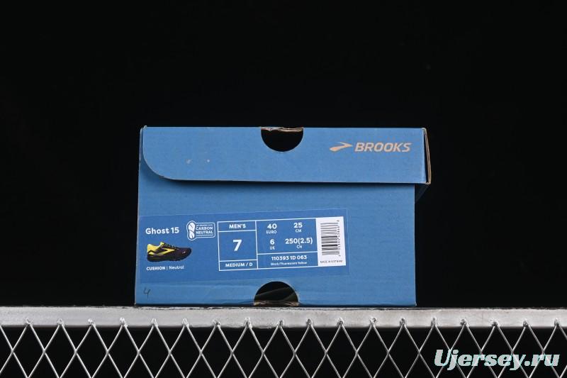 Brooks Ghost 15 Low-Cut Breathable Cushioned Support Casual Running Shoes - 1103931D063