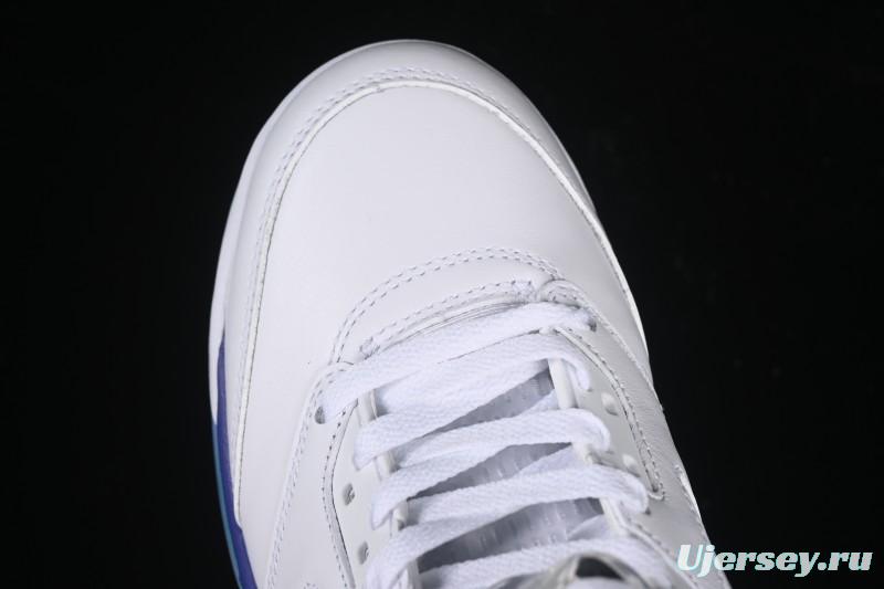 Nike Air Jordan 5 OG Grape Basketball Shoes - HQ7978-100