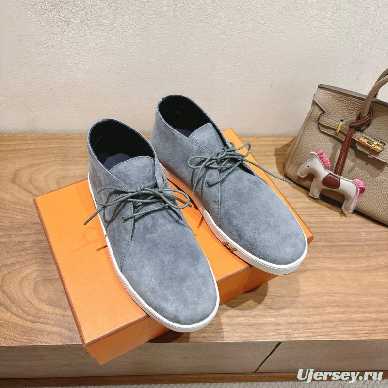 2025 Unisex H Grey Suede Boots AS00380