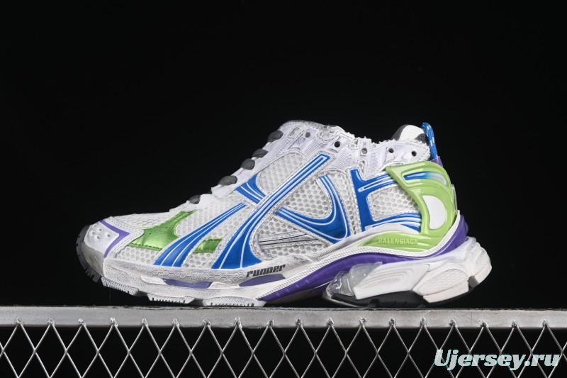 Balenciaga Runner Kith Four Color Retro Casual Shoes - W3RMU9043