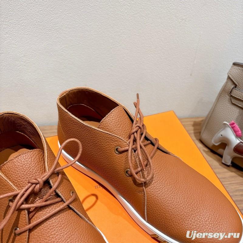 2025 Unisex H Brown Leather Classic Boots AS00380