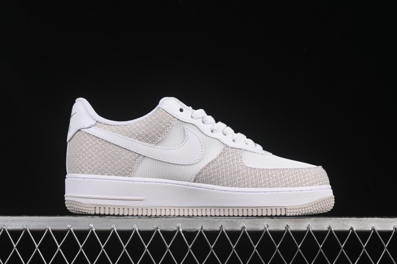 Nike Air Force 1'07 Low Denim Small Swoosh Casual Sneakers - ZH0316-092