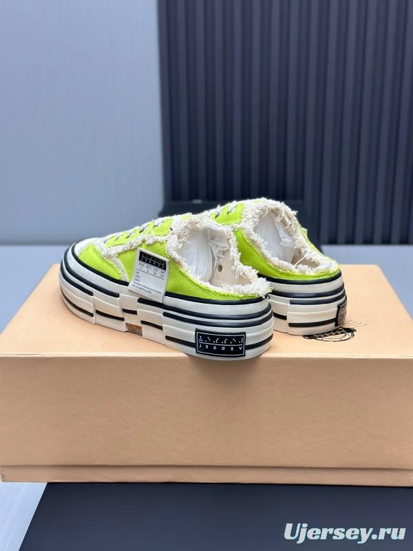 2025 Unisex XVESSEL Yellow White Canvas Plimsolls Vulcanized AS00240