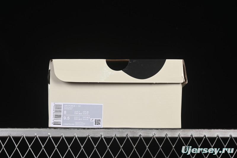 Nike Air Force 1 '07 Low Supreme Collaboration Blue Denim White Swoosh Casual Sneakers - LW9279-005