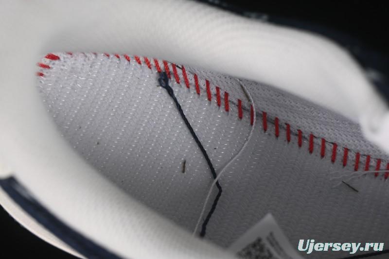 Nike Air Force 1 '07 Low Supreme Collaboration Blue Denim White Swoosh Casual Sneakers - LW9279-005