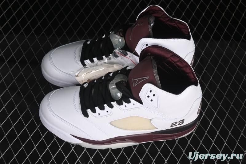 Nike A Ma Maniere x Air Jordan 5 Retro Basketball Shoes with Violet Ore Design - IB1528-100