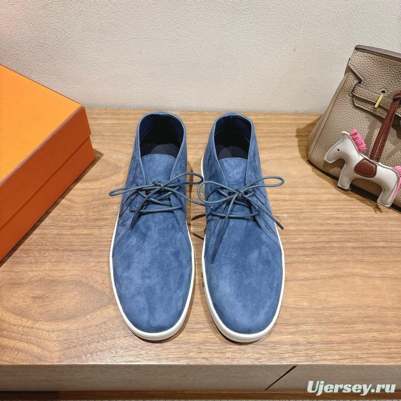 2025 Unisex H Blue Suede Boots AS00380