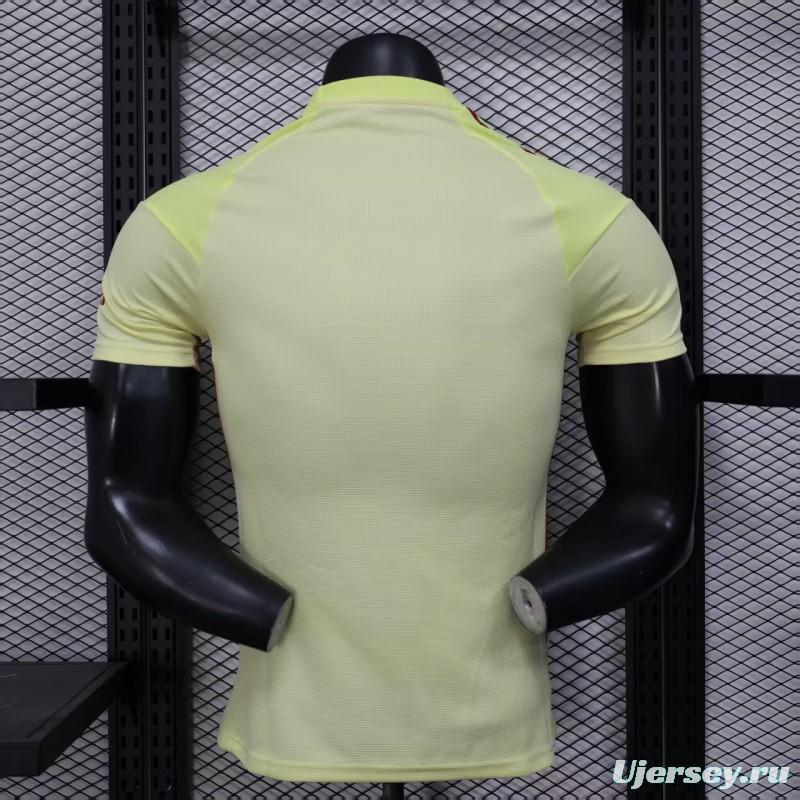 Player Version 25/26 Arsenal Home Yellow Goalkeeper Jersey