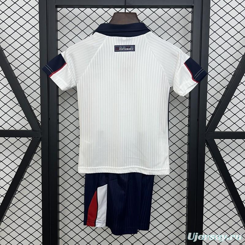 Retro 1998 Kids England Home Size 16-28 Jersey