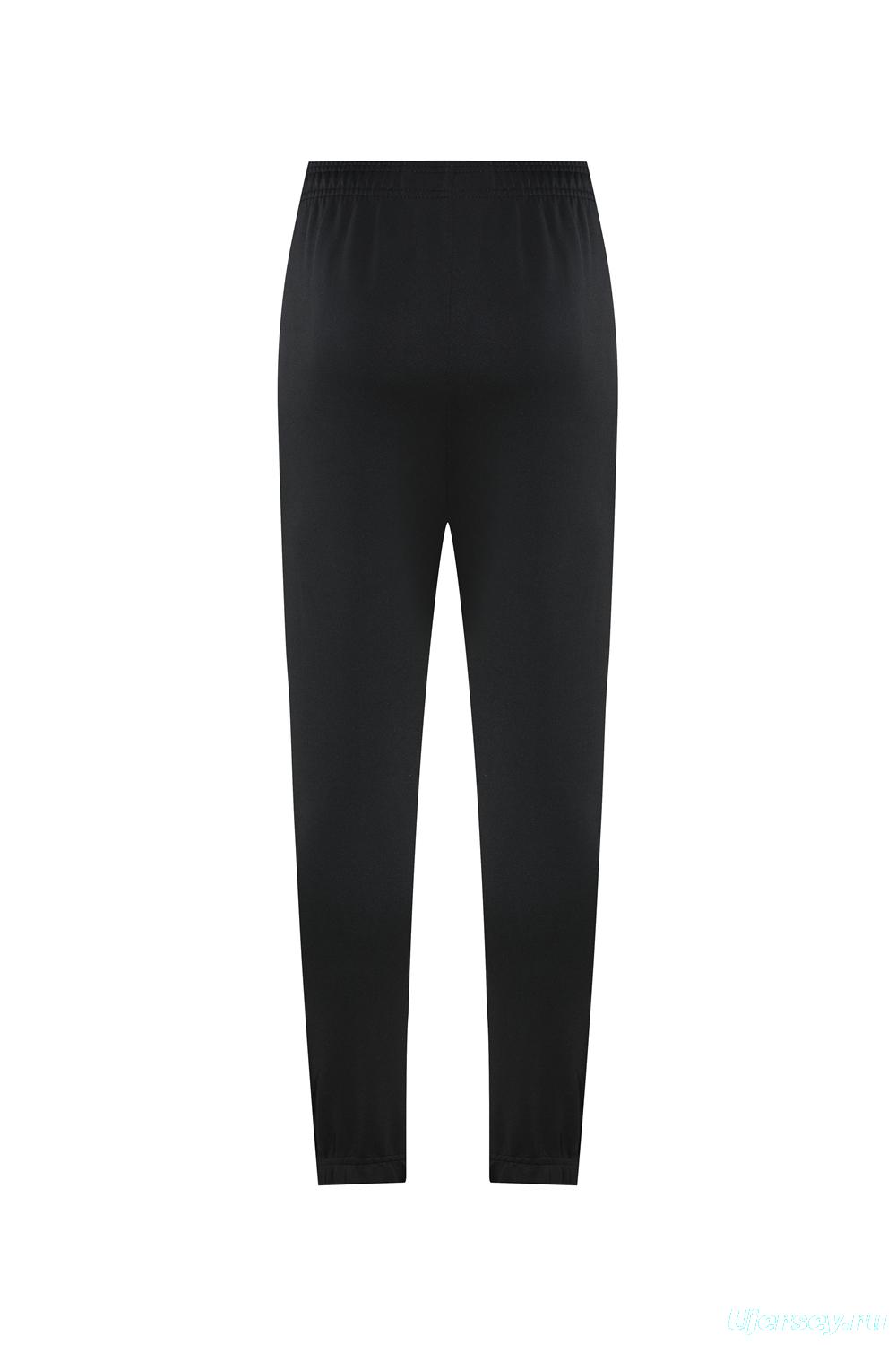 25/26 AC Milan Black/Red Full Zipper Jacket +Long Pants