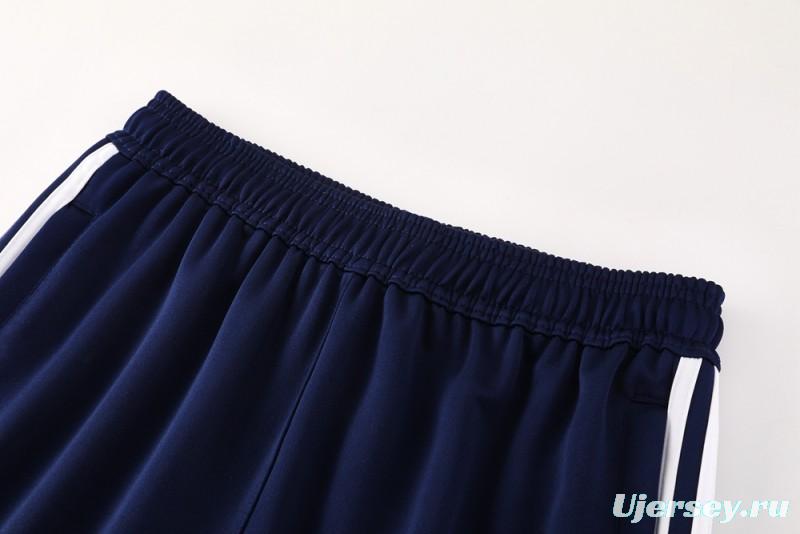 2025 Adidas Blue/Navy Full Zipper Jacket +Long Pants